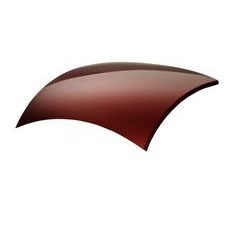 Pokrov kovčka ( Cover ) SHAD D1B45E09 za SH45 garnet rdeča