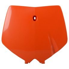 Number plate POLISPORT 8660300001 orange KTM