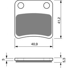 Zavorne obloge GOLDFREN 303 S3