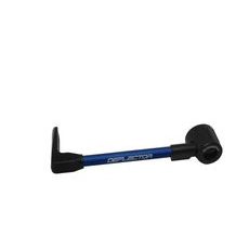 Lever guard ACCOSSATO DE002 with blue hose and joint left, aluminium