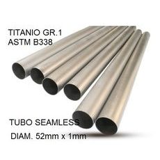 Titanium seamless Gr.1 TUBE AISI Tig GPR TU.T.4 Brushed Stainless steel