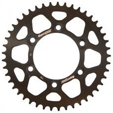 Rear ALU sprocket SUPERSPROX RAL-735:45-BLK črna 45T, 520