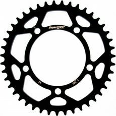 Aluminijasti zadnji verižnik (zobnik) SUPERSPROX RAL-7_520:43-BLK črna 43T, 520
