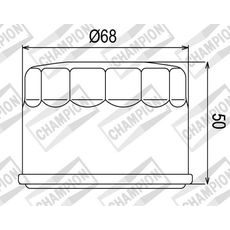 Oljni filter CHAMPION COF047 100609085