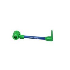Lever guard ACCOSSATO DE001 with blue hose and joint right, aluminium