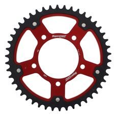 Zadnji verižnik (zobnik) SUPERSPROX STEALTH RST-489:46-RED rdeč 46T, 530