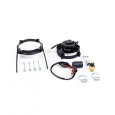 Radiator cooling fan and mounting kit SPAL EP-RFS-PLK04/16-TE2T with thermoswitch