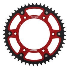 Rear sprocket SUPERSPROX STEALTH RST-210:49-RED rdeč 49T, 520