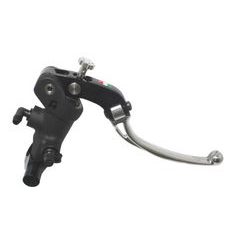Radial brake master cylinder ACCOSSATO PC014 19 x 20 with folding lever,silver