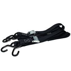 Povezovalni trak - Gurtna (Tie-downs) MOTION STUFF (38mm x2,1m) par črna