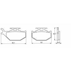 Zavorne obloge ACCOSSATO AGPA116 OR