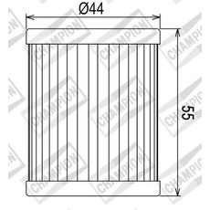Oljni filter CHAMPION COF032 100609055