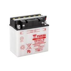Yumicron battery with acid YUASA YB16CL-B