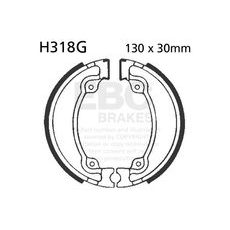 Brake shoe set EBC H318G grooved includings springs