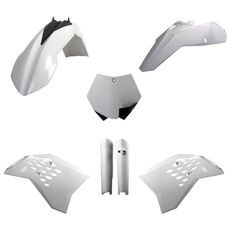 Set plastik POLISPORT 91439 White KTM