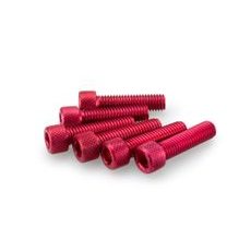 Screws PUIG ANODIZED 0473R rdeč M8 x 30mm (6pcs)