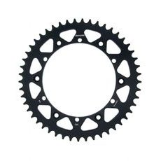 Aluminijasti zadnji verižnik (zobnik) SUPERSPROX RAL-853:49-BLK črna 49T, 520