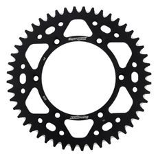 Rear ALU sprocket SUPERSPROX RAL-808:48-BLK črna 48T, 520