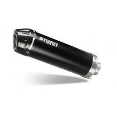 Celoten izpušni sistem 1x1 STORM GP Y.067.LXSBC Black with carbon cap