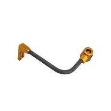 Lever guard ACCOSSATO DE007 with black hose and joint left, carbon