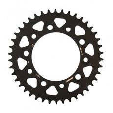Aluminijasti zadnji verižnik (zobnik) SUPERSPROX RAL-1304:42-BLK črna 42T, 525