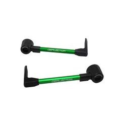 Lever guard ACCOSSATO DE003 with green hose and joint right + left, aluminium