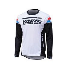 MX dres YOKO TRE white/black XL