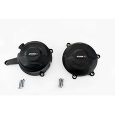  Engine protective covers PUIG 20138N črna included right and left caps