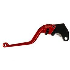 Clutch Lever ACCOSSATO ESS248 fixed CNC-worked aluminium, red