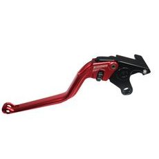Clutch Lever ACCOSSATO ESS031 fixed CNC-worked aluminium, red