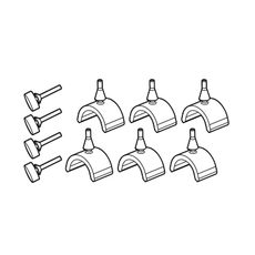 Rubber set SHAD D1B23GOR for SH23