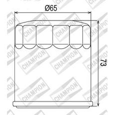 Oljni filter CHAMPION COF077 100609745