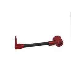 Lever guard ACCOSSATO DE007 with black hose and joint left, carbon