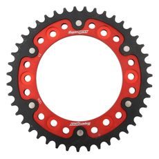 Rear sprocket SUPERSPROX STEALTH RST-1306:43-RED rdeč 43T, 530