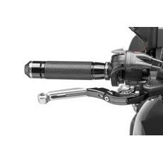 Brake lever without adapter PUIG 19PNP raztegljiva poklopna (extendable folding) silver/silver