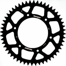 Rear ALU sprocket SUPERSPROX RAL-210:52-BLK črna 52T, 520