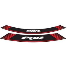 Rim strip PUIG CBR 5524R rdeč set of 8 rim strips