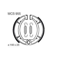 Zavorne čeljusti LUCAS MCS 955