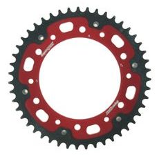 Rear sprocket SUPERSPROX STEALTH RST-6:47-RED rdeč 47T, 525