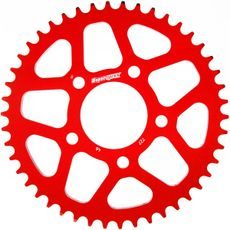 Rear ALU sprocket SUPERSPROX RAL-727:46-RED rdeč 46T, 525