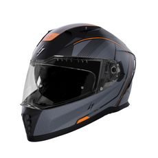 Integralna čelada STORMER BLASTER TRON neon, orange, metal matt S
