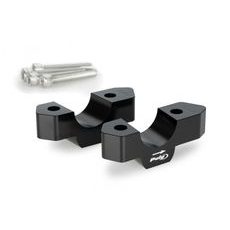 Risers PUIG 21878N črna height 20mm, d 32mm