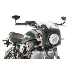 Windshield PUIG SEMI-FAIRING 8933W matt black prozorna