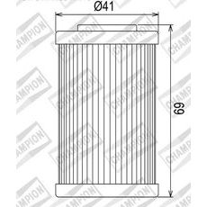 Oljni filter CHAMPION COF055 100609215