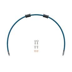 Set cevi za sklopko Venhill POWERHOSEPLUS KAW-11010CS-TB (1 cev v kompletu) Translucent blue hoses, stainless fittings