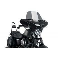 Windshield CUSTOMACCES BATWING EH0009H smoke