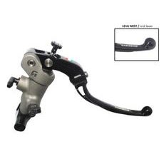Radial brake master cylinder ACCOSSATO PC007 19 x 20 with folding lever,black