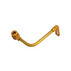Lever guard ACCOSSATO DE001 with gold hose and joint right, aluminium