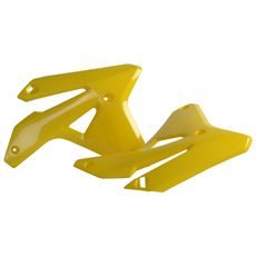 Radiator scoops POLISPORT 8428500001 (par) yellow RM 01