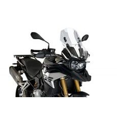 Windscreen PUIG RACING WITH SUPPORT + PROTECTION 3179W clear